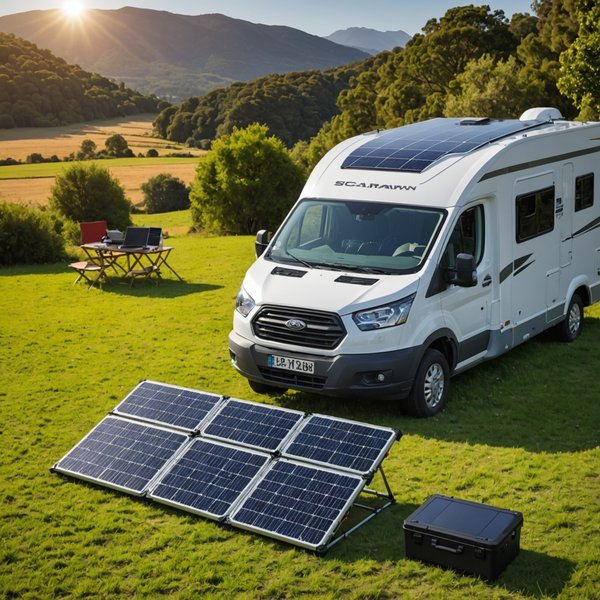 Comment choisir un panneau solaire portable pour alimenter les équipements d'une caravane?